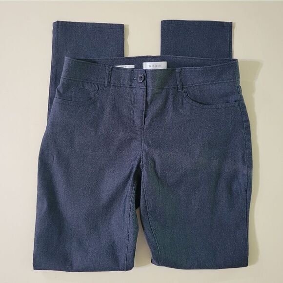 Van Heusen Women's Navy Slim Fit Denim Stretch Trouser Jeans - Picture 1 of 14
